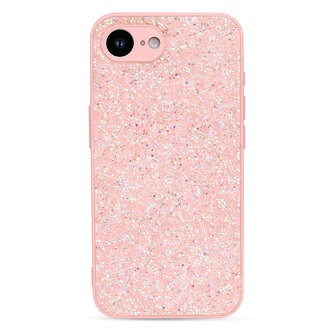 iPhone 16E - Diamant Glitter - Roze