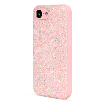 iPhone 16E - Diamant Glitter - Roze