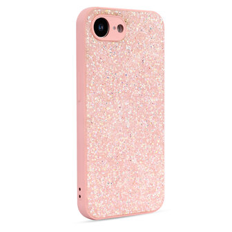 iPhone 16E - Diamant Glitter - Roze