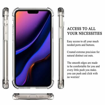 iPhone 11 Pro - Anti Shock &amp;amp; Glas - Transparant