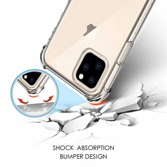 iPhone 11 Pro - Anti Shock &amp;amp; Glas - Transparant