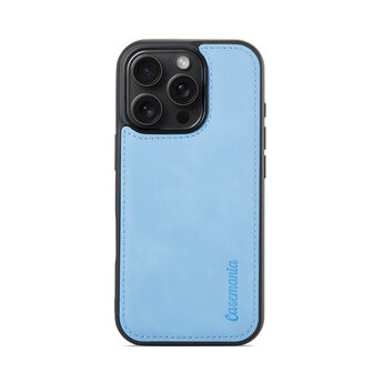 iPhone 16 Pro - Sky Blue - 2 in 1 Book Case