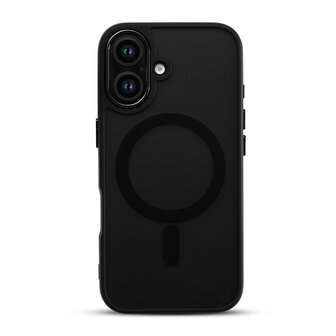 iPhone 16 - Zwart - Matte Armor - Geschikt voor MagSafe