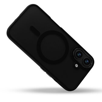 iPhone 16 - Zwart - Matte Armor - Geschikt voor MagSafe