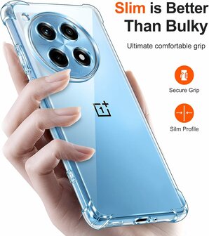 OnePlus 12 - Anti Shock &amp;amp; 2X Glas - Transparant