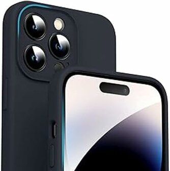 iPhone 15 Pro - Back Cover met Kaarthouder - Zwart
