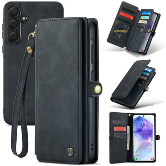 Samsung A56 - Charcoal Gray - 2 in 1 Book met Extra Vakken