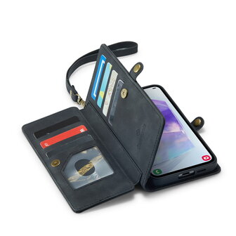 Samsung A56 - Charcoal Gray - 2 in 1 Book met Extra Vakken