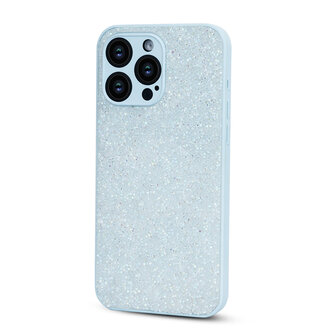 iPhone 14 Pro - Diamant Glitter - Blauw