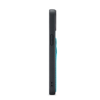iPhone 14 Pro - Back Cover met Kaarthouder - Azure Blue