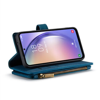 Samsung A55 - Navy Blue - Book Case met Rits