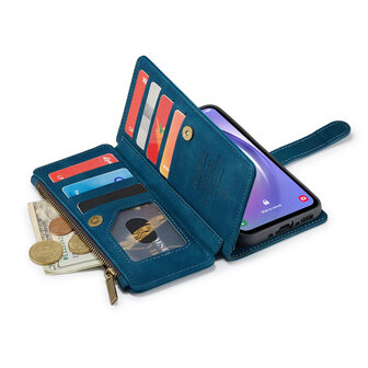 Samsung A55 - Navy Blue - Book Case met Rits