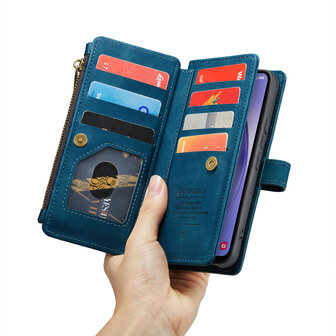 Samsung A55 - Navy Blue - Book Case met Rits