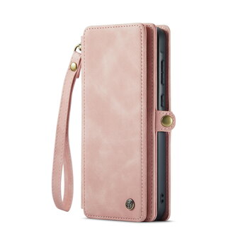 Samsung A56 - Pale Pink - 2 in 1 Book met Extra Vakken
