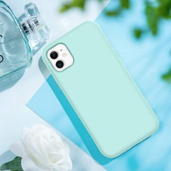 iPhone 11 - Siliconen Back Cover - Turquoise