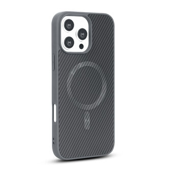 iPhone 16 Pro - Grijs - Carbon MagSafe Back Cover