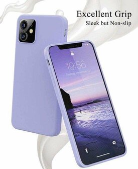 iPhone 12 Mini - Back Cover &amp;amp; Glas - Paars