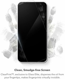 iPhone 16E - Diamant Glitter &amp;amp; 2x Glas - Blauw