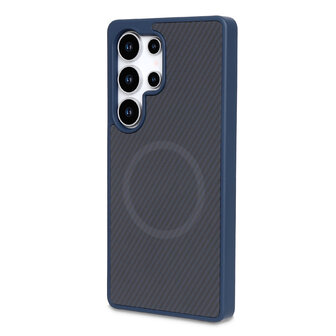 Samsung S24 Ultra - Blauw - Carbon MagSafe Back Cover