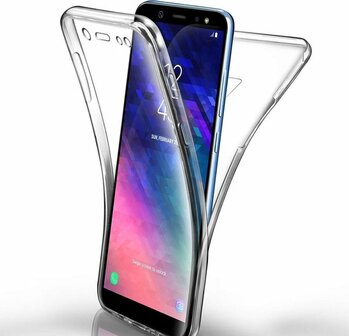 Samsung J4 Plus - Dubbelzijdig 360&deg; Case - Transparant