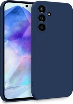 Samsung Galaxy A56 - Blauw - Liquid Siliconen Back Cover