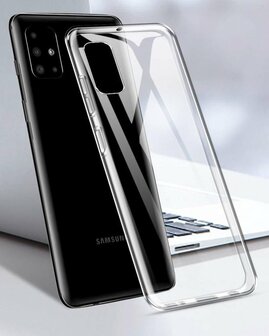 A51 - Back Cover &amp;amp; 2X Glas - Transparant