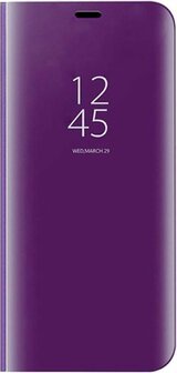 Samsung A51 - Clear View Case - Paars