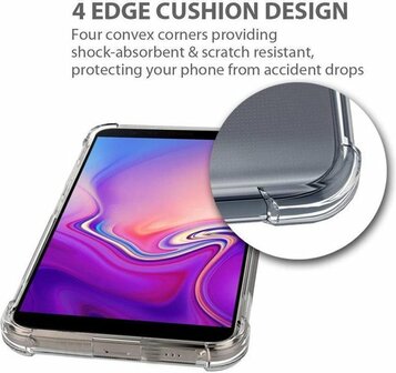 Samsung J6 Plus - Hybrid - Anti Shock - Transparant