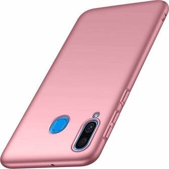 Samsung A40 - Siliconen Back Cover - Roze