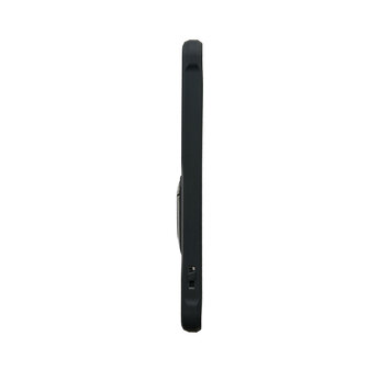 Samsung A14 Zwart - Transparant Back Cover Kickstand Ring