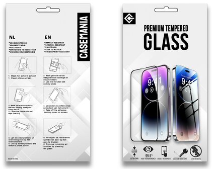 A55 - Anti Shock &amp;amp; 2X Glas - Transparant
