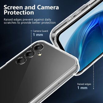 A14 - Back Cover &amp;amp; 2x Glas - Transparant