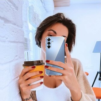 Samsung Galaxy A56 - Transparant - Anti Shock &amp;amp; 2x Glas