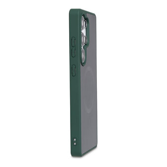Samsung S24 Ultra - Groen - Carbon MagSafe Back Cover