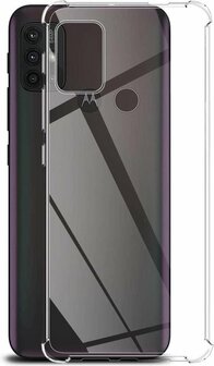 Moto G10, G20 &amp;amp; G30 - Anti Shock &amp;amp; 2x Glas - Transparant