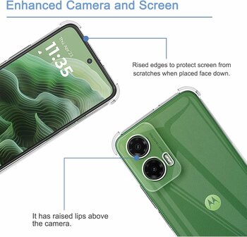 Moto G35 - Anti Shock - Transparant