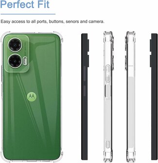 Moto G35 - Anti Shock - Transparant