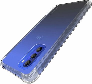 Moto G51 - Anti Shock &amp;amp; 2x Glas - Transparant