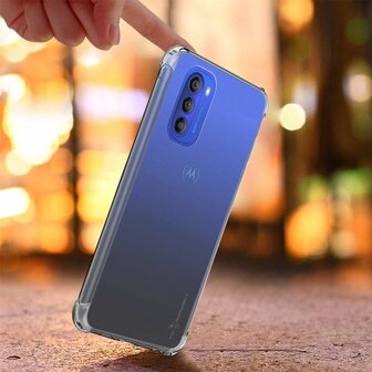 Moto G51 - Anti Shock &amp;amp; 2x Glas - Transparant