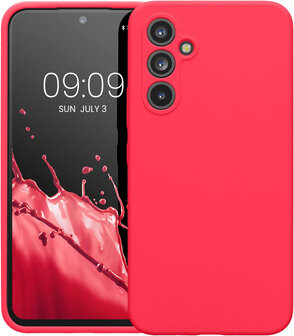 A55 - Liquid Back Cover &amp;amp; 2x Glas - Roze
