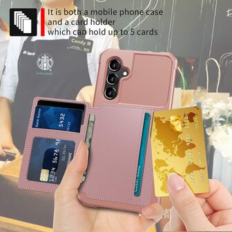 Samsung A14 Rosegoud - RFID Back Cover