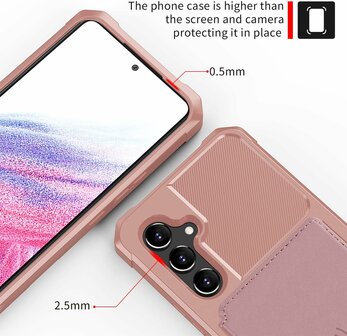 Samsung A14 Rosegoud - RFID Back Cover