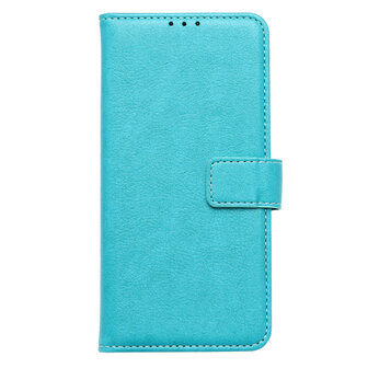 Moto G32 - Book Case &amp;amp; Glas - Turquoise