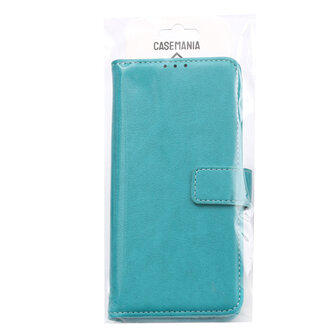 Moto G32 - Book Case &amp;amp; Glas - Turquoise