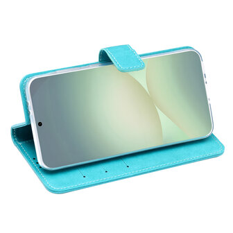 Moto G32 - Book Case &amp;amp; Glas - Turquoise