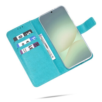 Moto G32 - Book Case &amp;amp; Glas - Turquoise