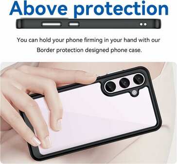 Samsung A56  - Zwart - Armor Back Cover