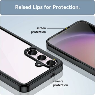 Samsung A56  - Zwart - Armor Back Cover
