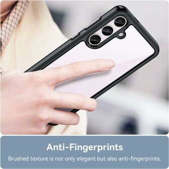 Samsung A56  - Zwart - Armor Back Cover