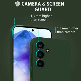 Samsung Galaxy A56 - Groen - Liquid Siliconen Back Cover